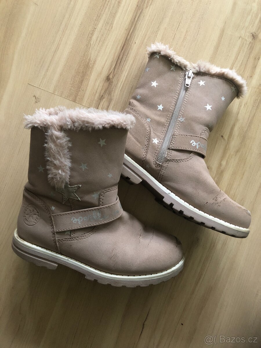 Kozačky, zimní boty vel. 30