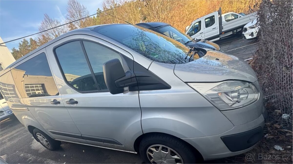 Ford Transit Custom 2.0Tdci 96kw, 3 místa, 2017