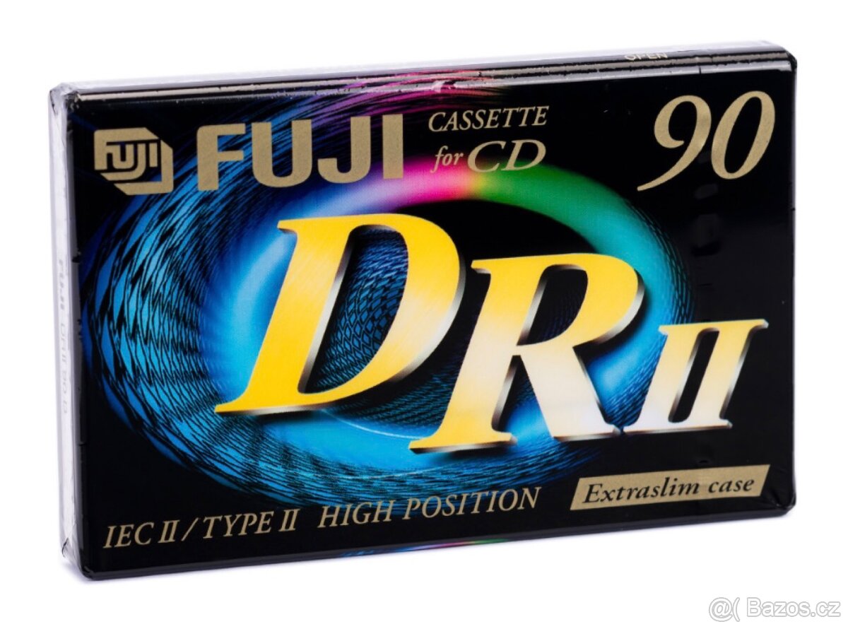 Audiokazety FUJI DRII 90 chrome