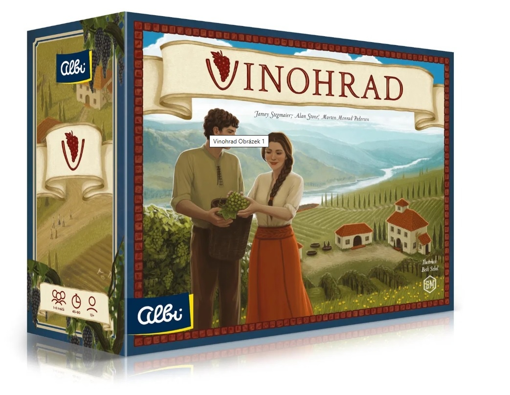 Vinohrad Albi - desková hra