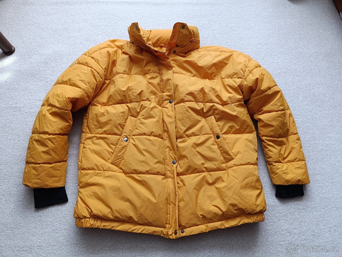Žlutá prošívaná bunda bpc vel. 50