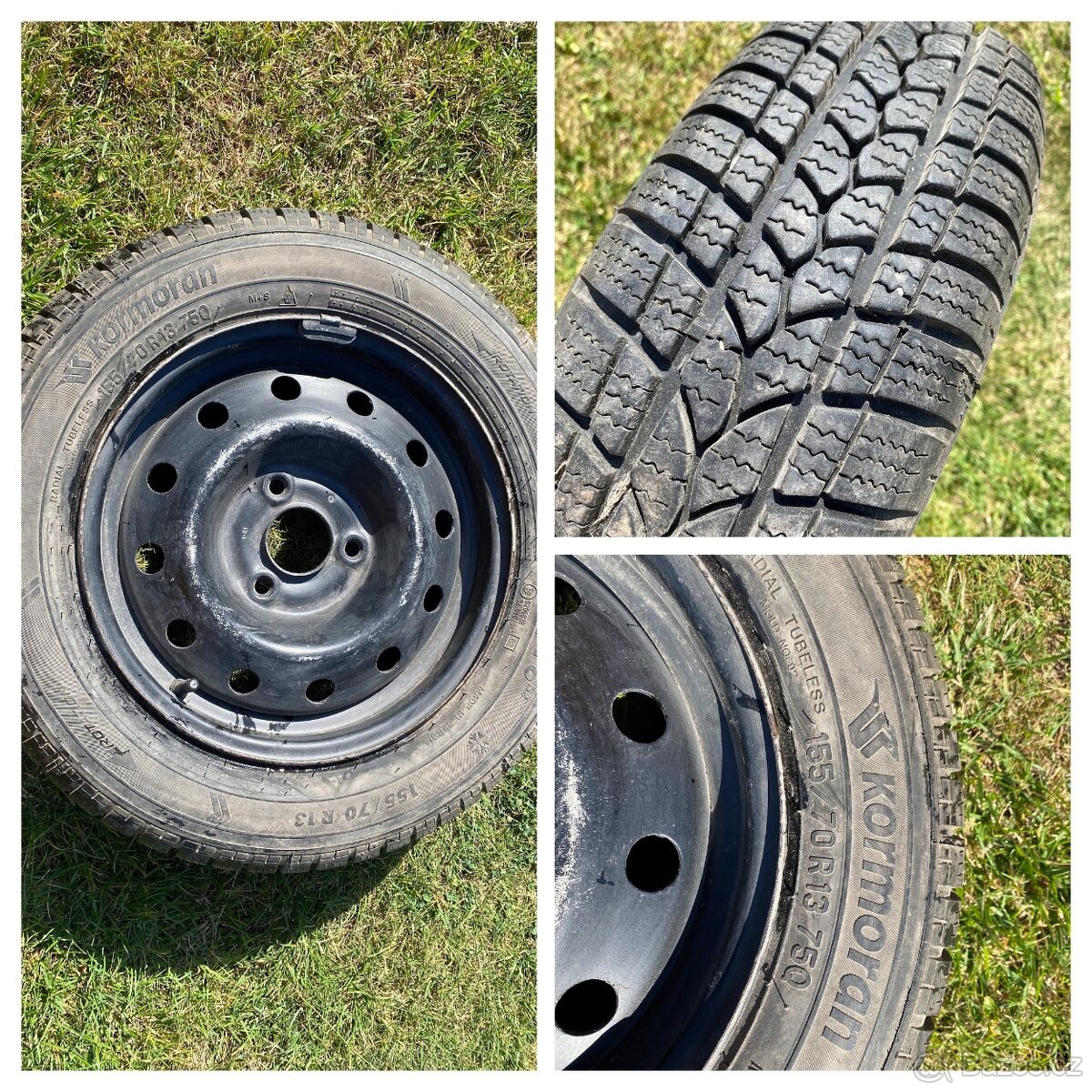 Kola Kormorán 155/70 R13 na discích