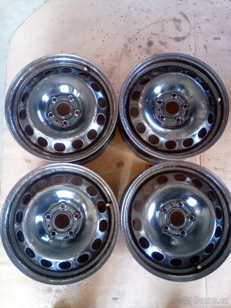 Plechové - ocelové disky VW R 16, 5x112, ET 50