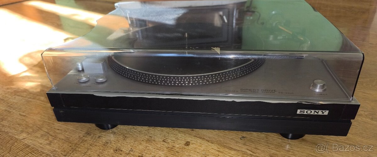Sony PS-3300 Direct drive gramofon (1976),čti popis