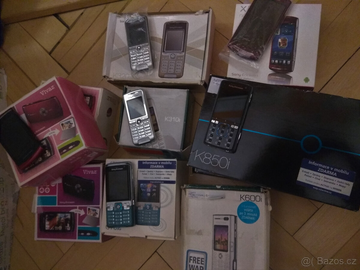 Sony vice druhu/modelu