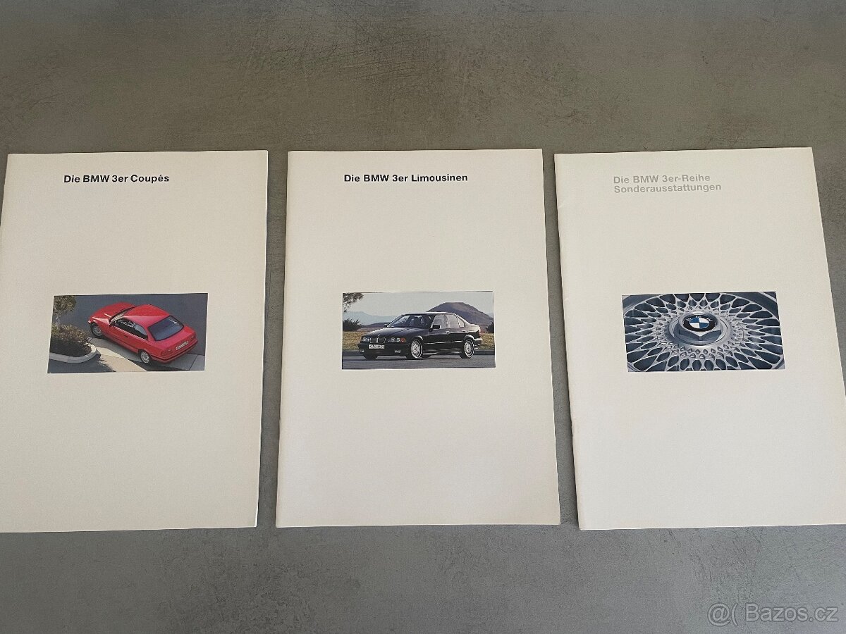 BMW e36 katalog coupe limousine Sonderausstattungen