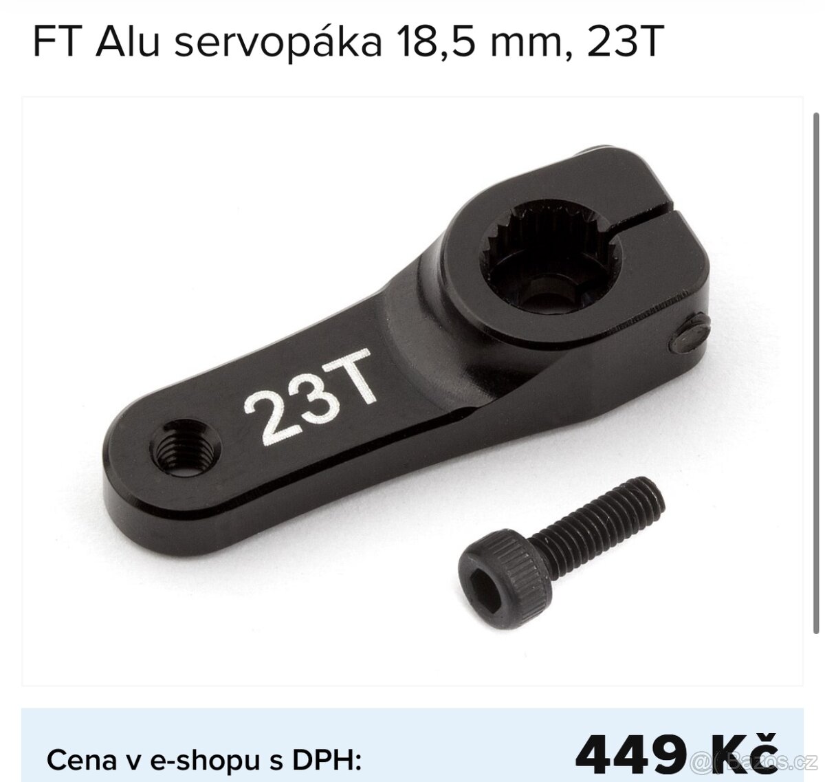 FT Alu servopáka 18,5 mm, 23T