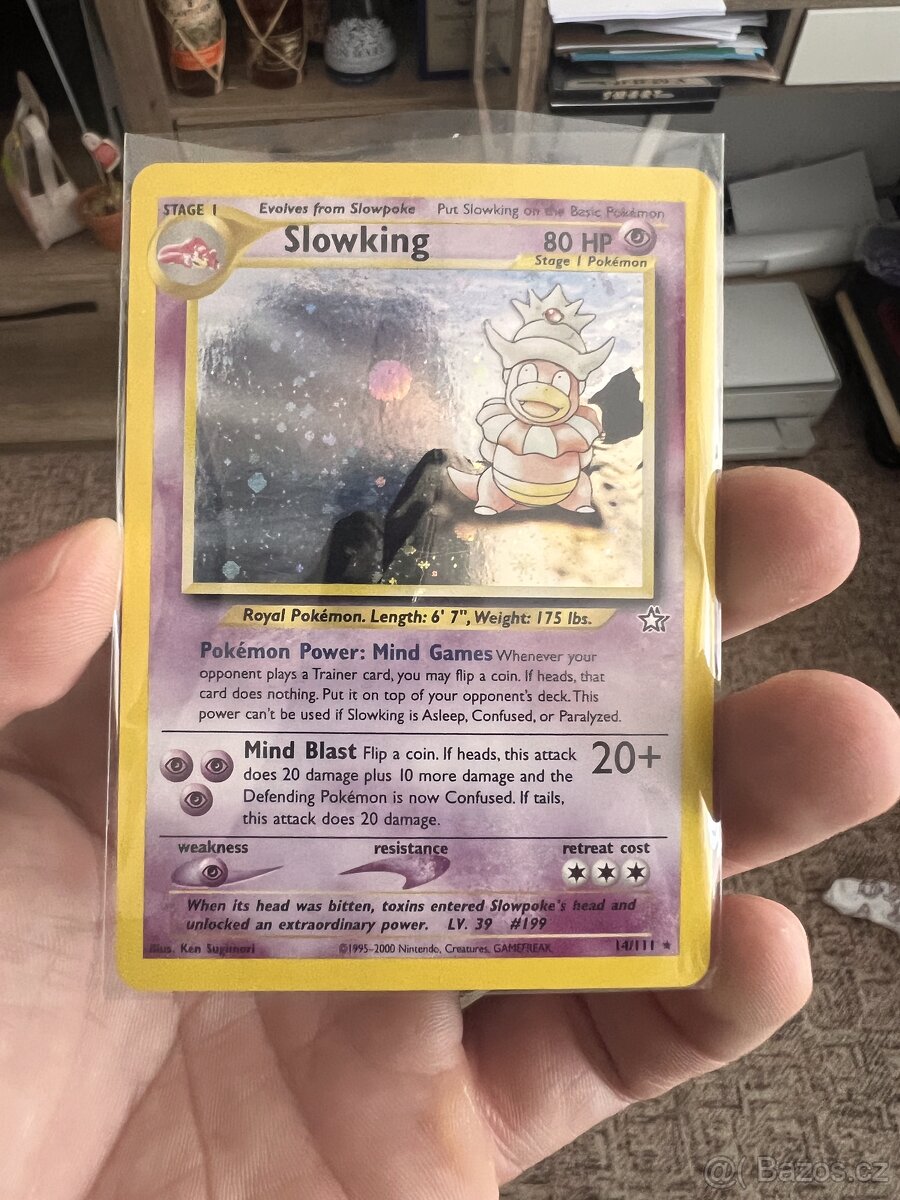 Pokemon - Slowking 14/111 Neo Genesis Unlimited Holo Rare