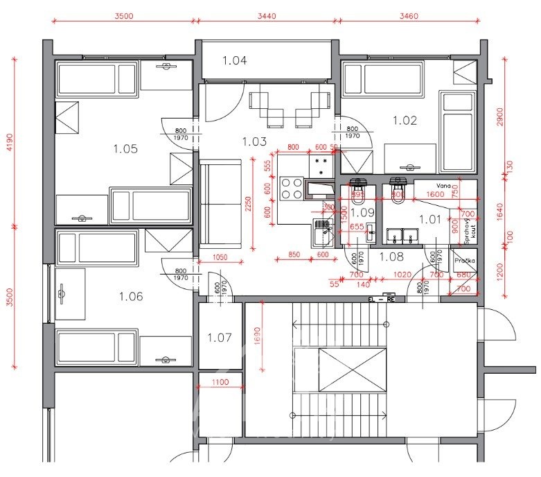 Pronájem byty 4+kk, 71 m2 - Hejnice, ev.č. 00150