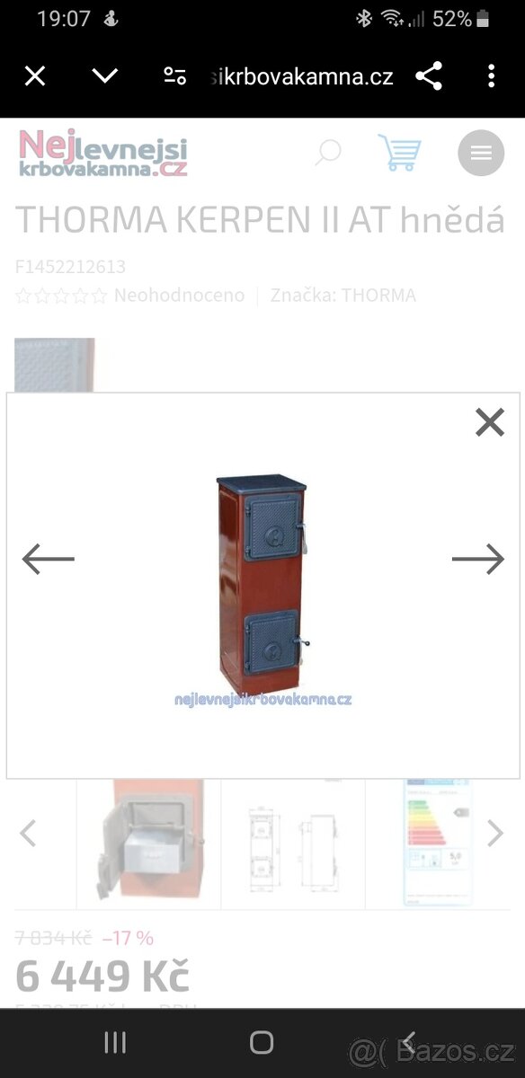 Kamna THORMA Petry Kerpen 2U4P B