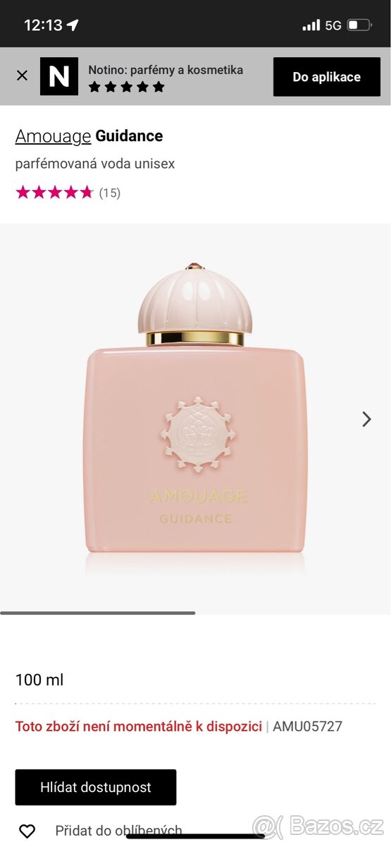 Amouage Guidance 100ml original