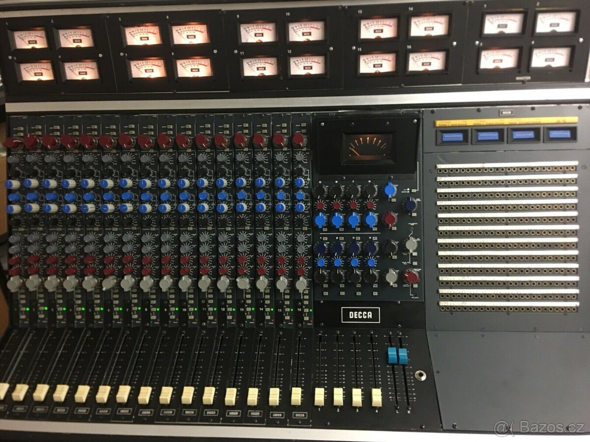 Vintage studiový mixážní pult, Switchcraft TT, Patchbay, Sif