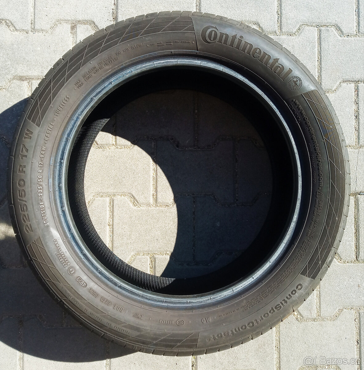 Pneu Continental a Michelin 225/50/17 1 a 1 ks