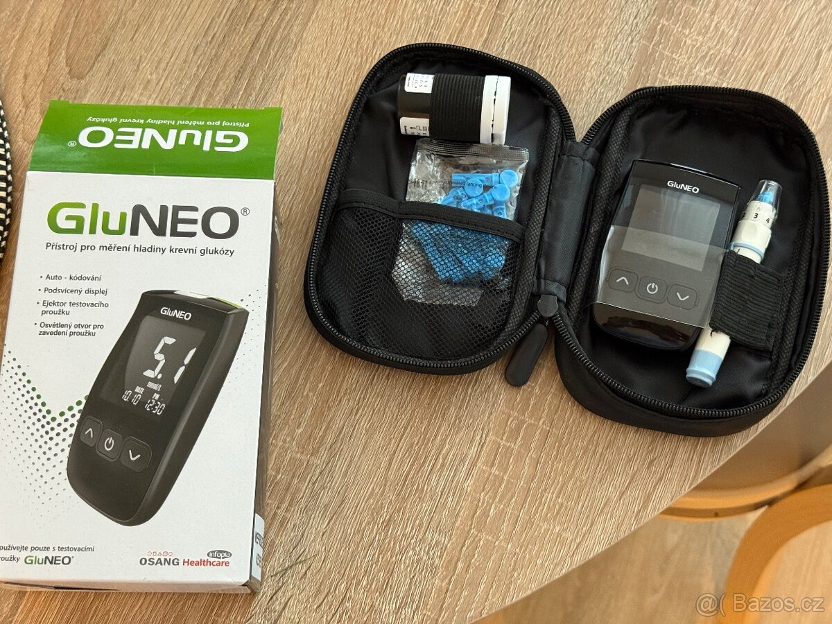Glukometr GluNEO + testovací proužky