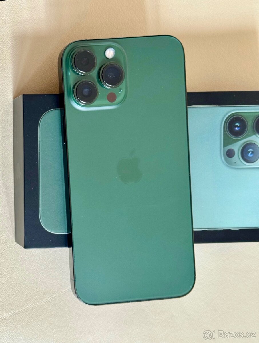 iPhone 13 Pro Alpine Green BATERIE 100% TOP