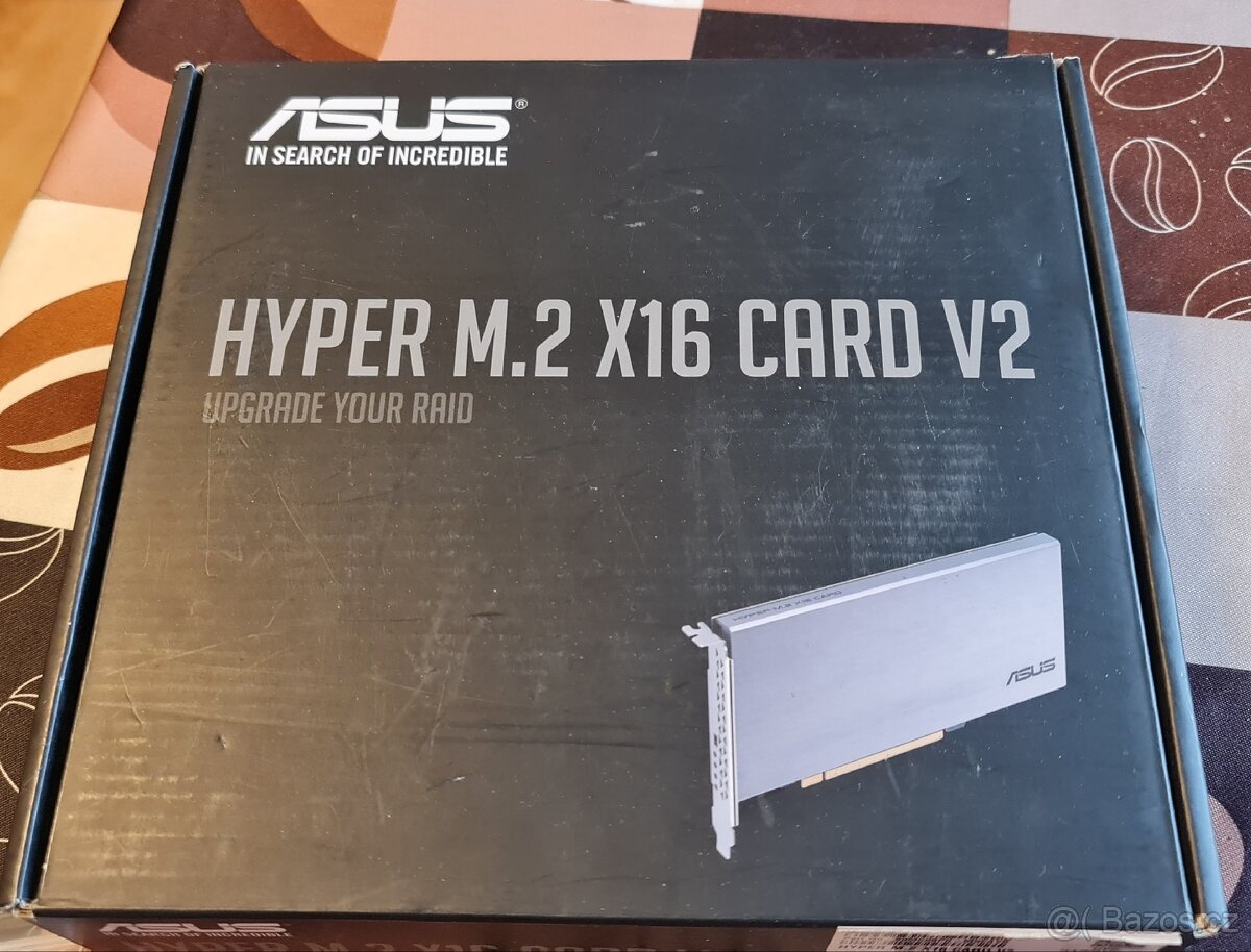 Karta pro 4x M.2 pameti
