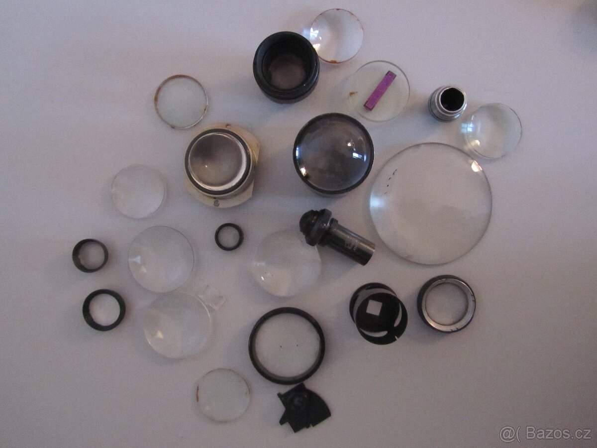Foto optika,čočky,objektivy, konvolut-pro kutily-Jarní úklid