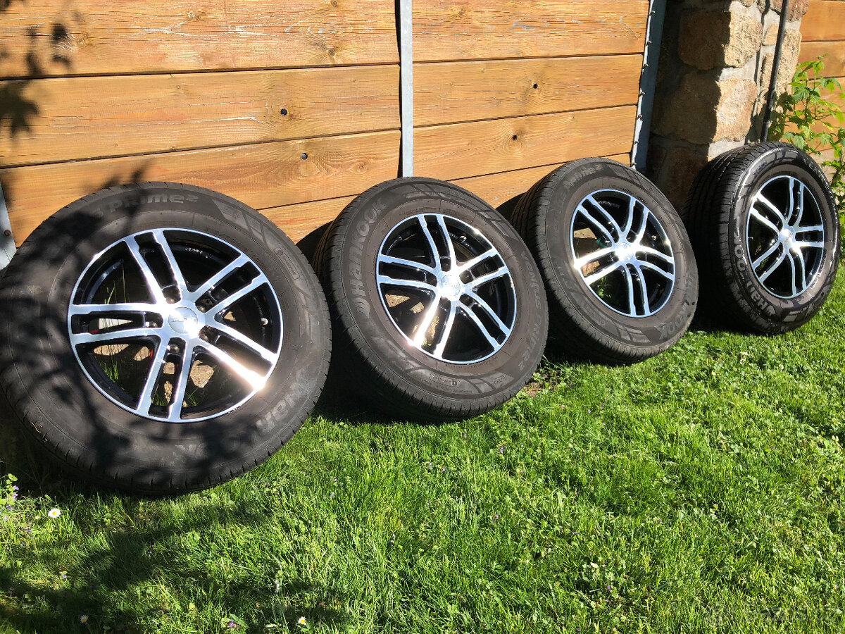 Použitá letní sada ALU kol 5 x 114,3 mm