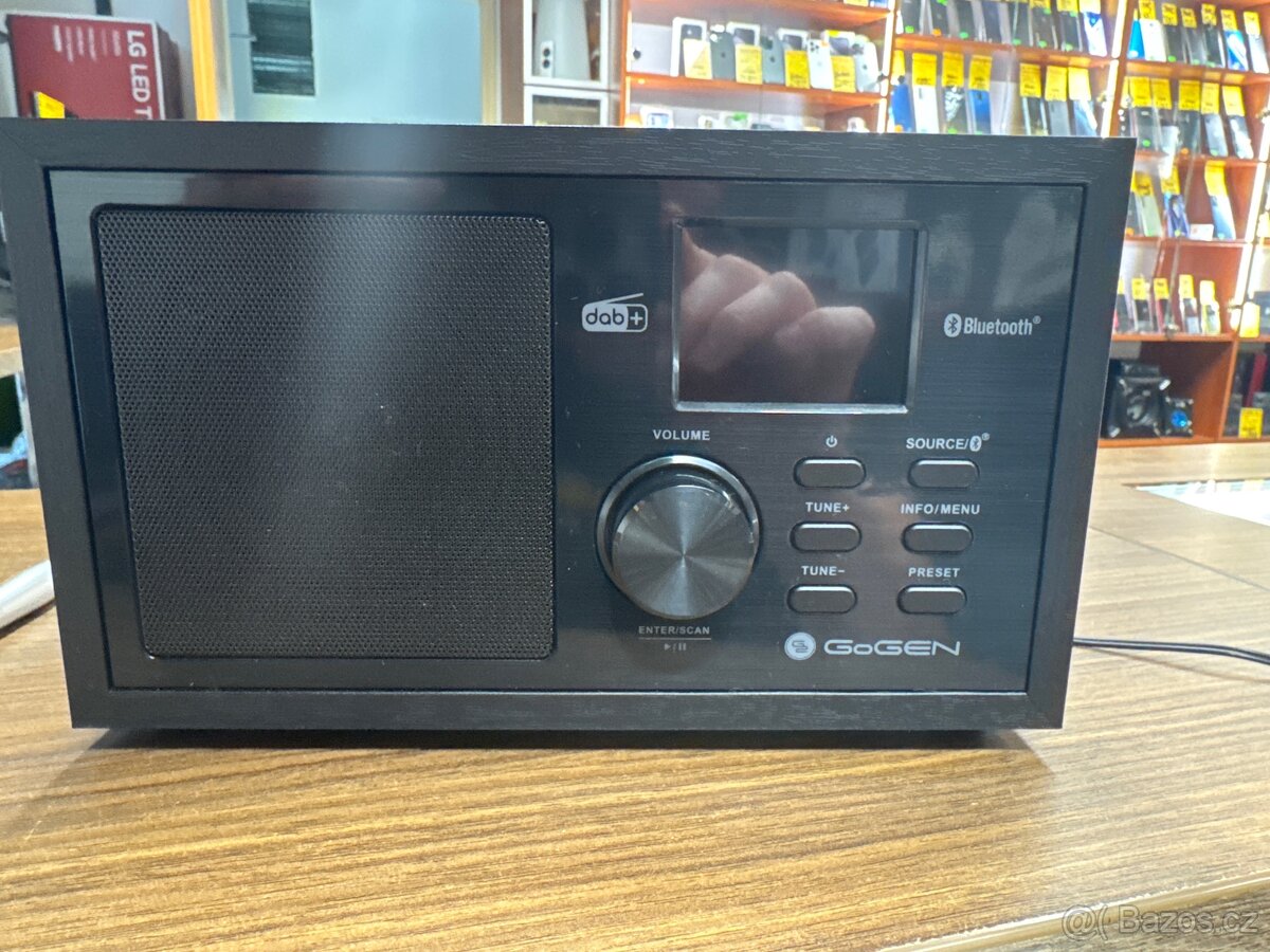 Prodám zánovní Radio GoGEN DAB 620 BTC B