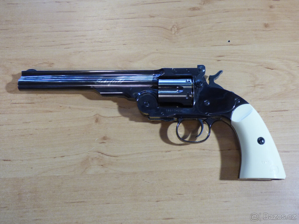 Vzduchový revolver ASG Schofield 6" Silver 4,5mm