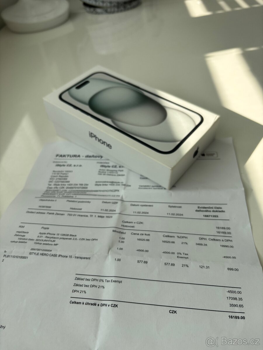 Iphone 15 128G💥ZÁRUKA💥