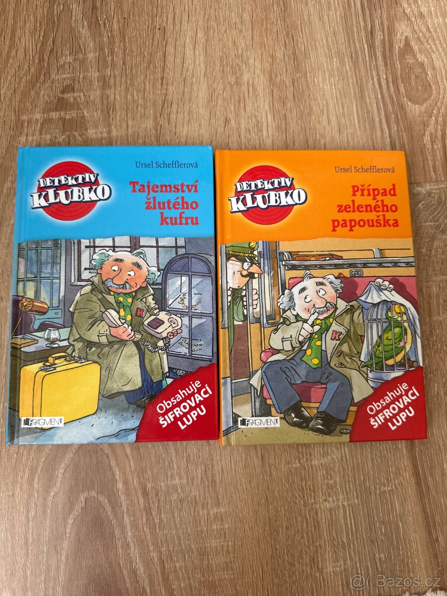 2 díly knihy Detektiv Klubko
