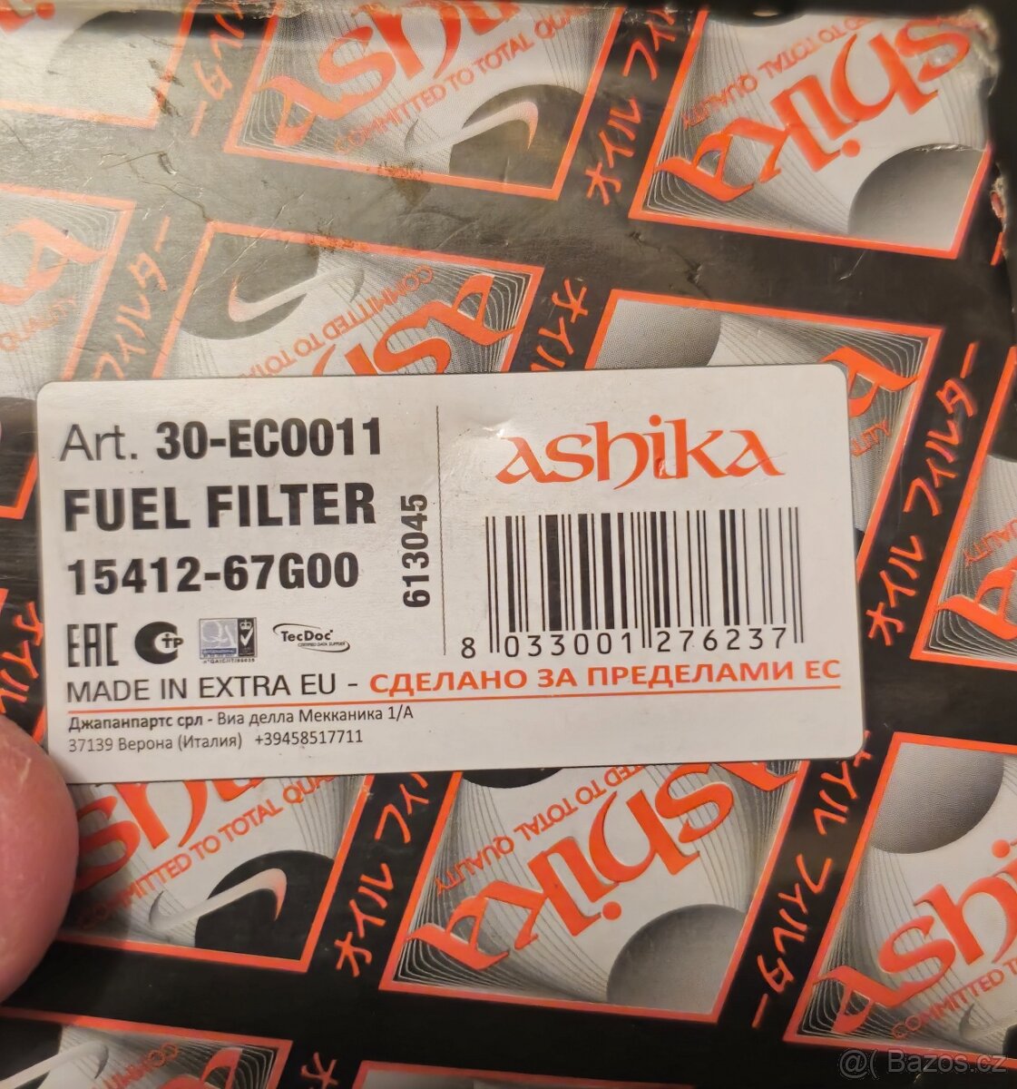 Palivový filtr ASHIKA 30-ECO011, novy
