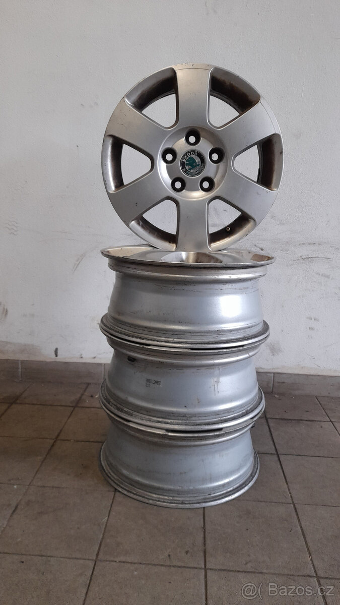 ALU Disky 5x112 6Jx15 ET47 ŠKODA