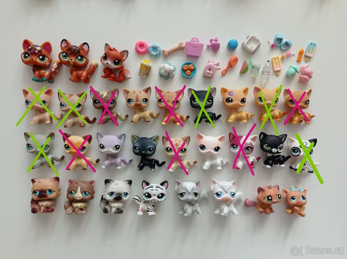 Lps littlest pet shop sbírka kočičky kočky koťátka