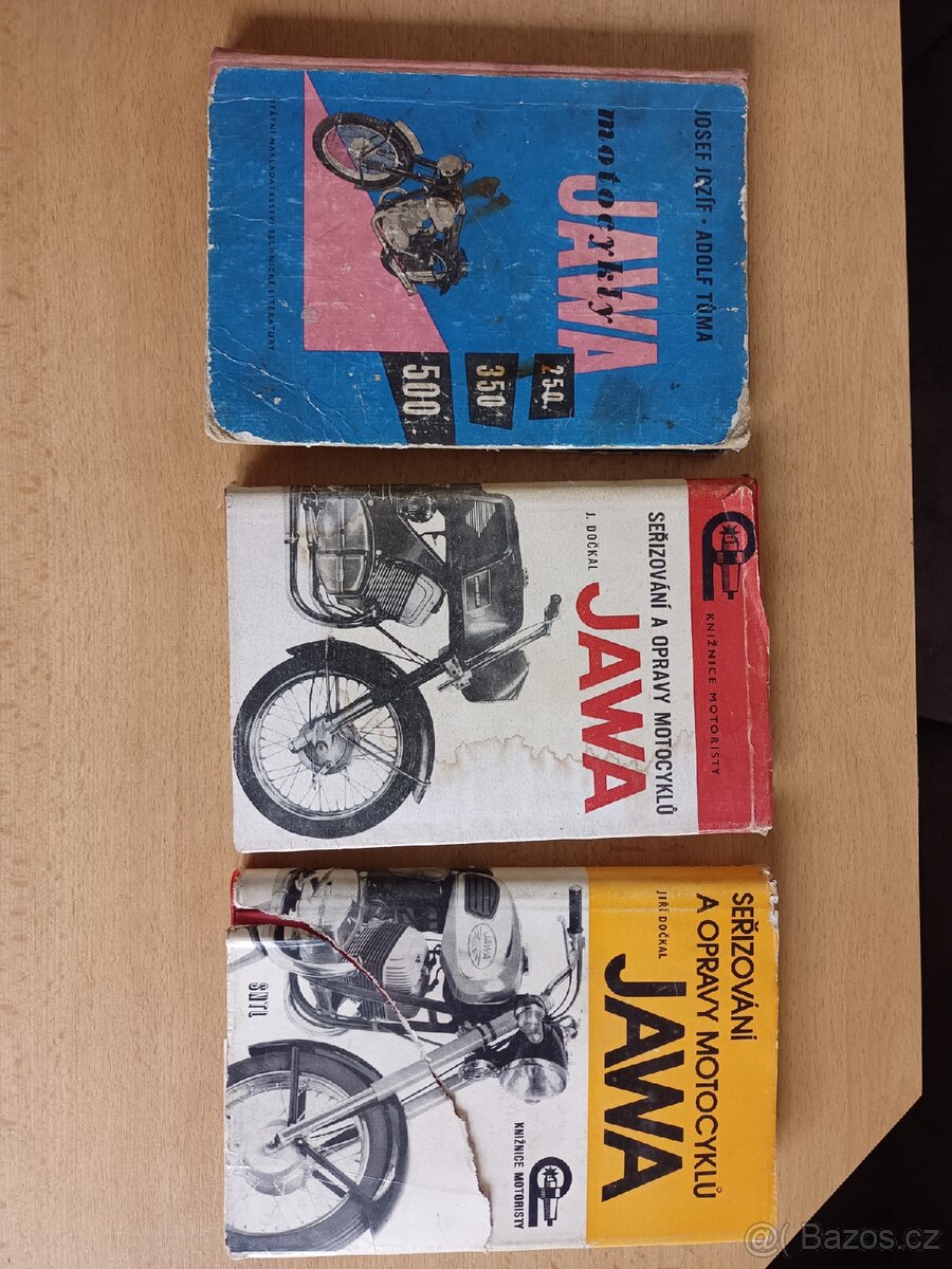 JAWA-technické knihy.