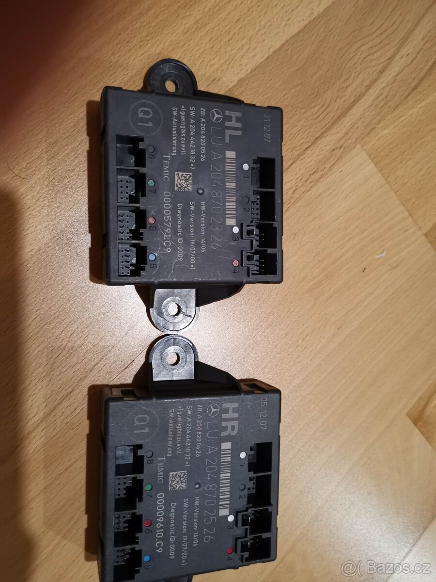řidici jednotky Mercedes W204 a x204 a w212