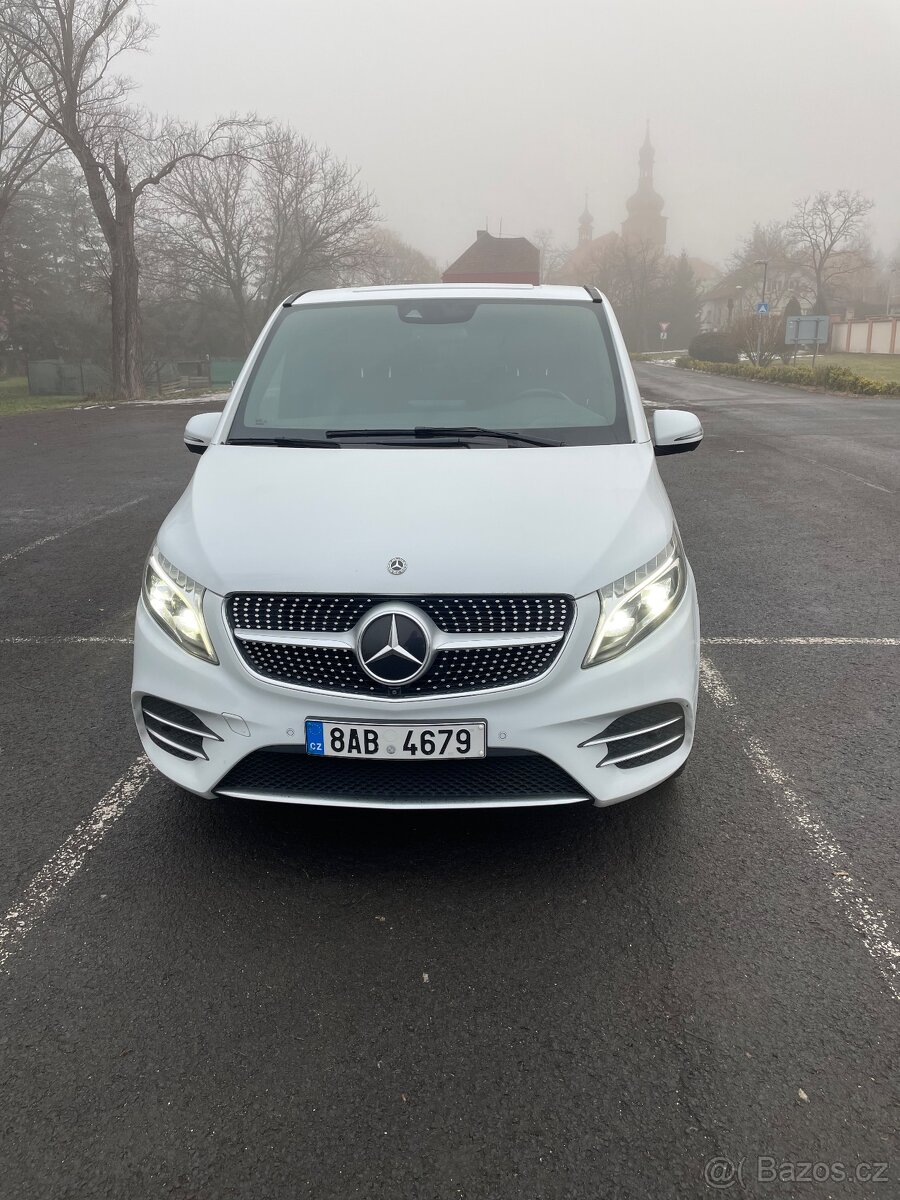 Mercedes V300d 4matic ČR naj.84tis km 6 míst křesla