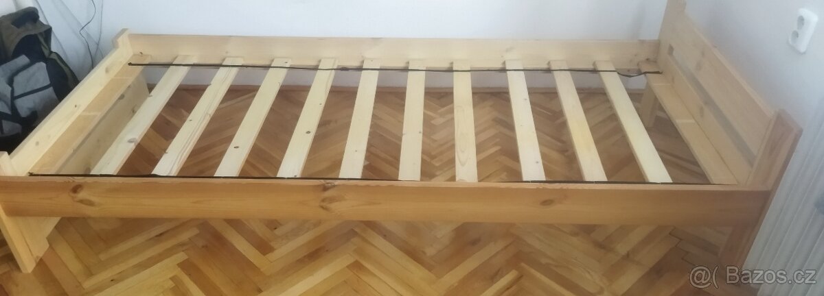 Postel masiv 90x200