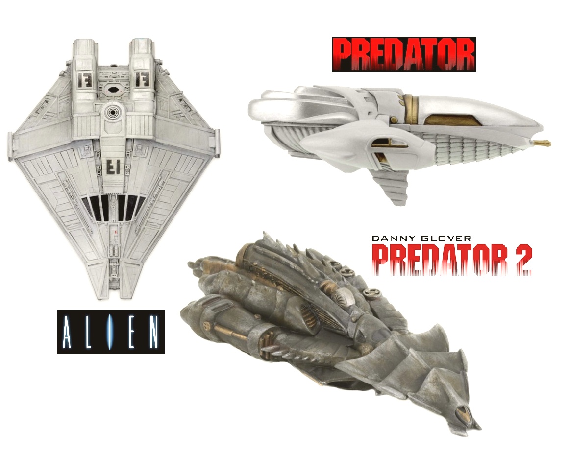 NECA vesmírné lodě Predator, Predator 2, Alien