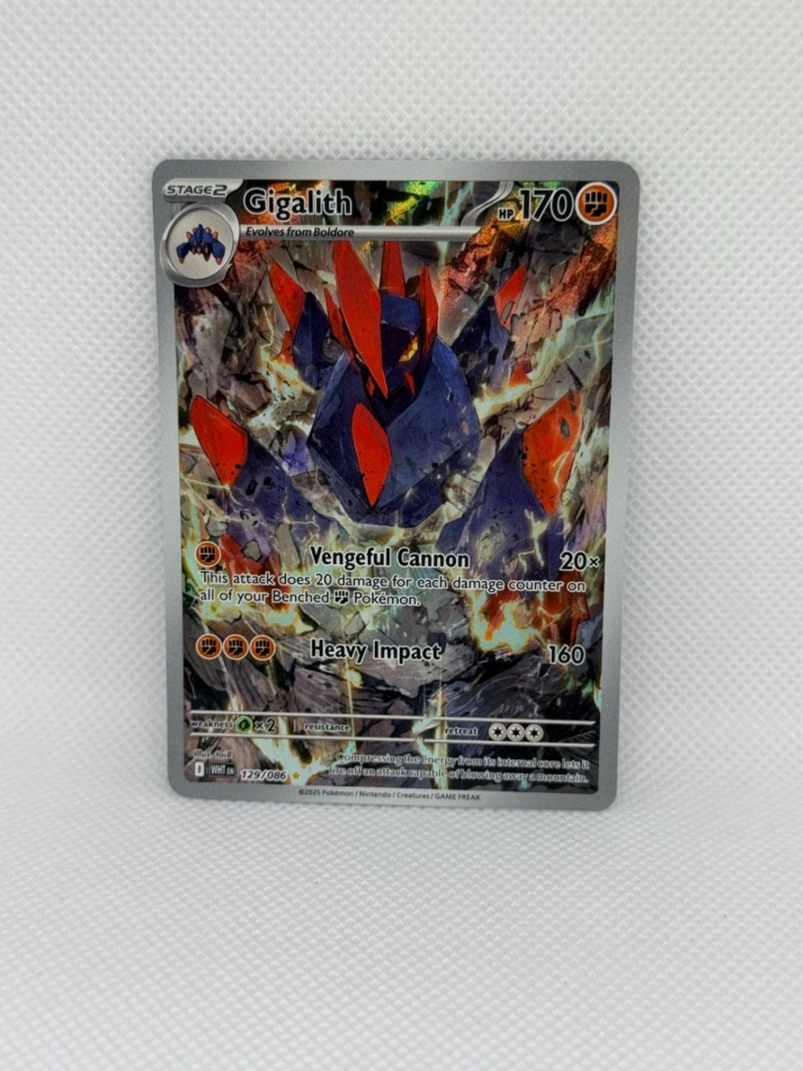 Pokémon karta Gigalith 129/86 – Holo Rare –N MINT – ORIGINÁL