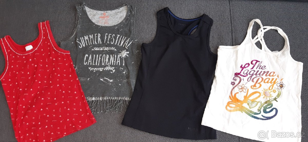 Dívčí tílka vel.122/128