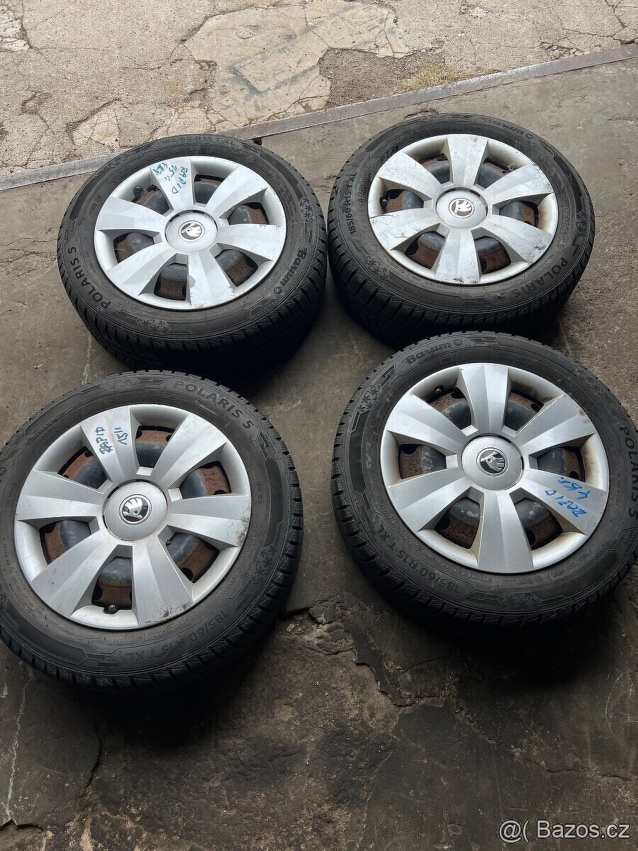 Zimní sada Škoda Rapid,Fabia 3 185/60/15