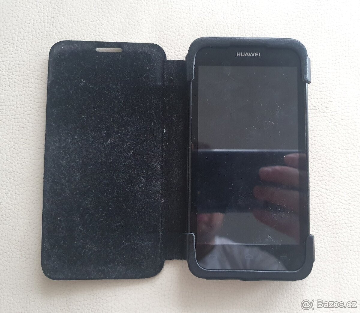 Kožené pouzdro na HUAWEI Ascend Y550