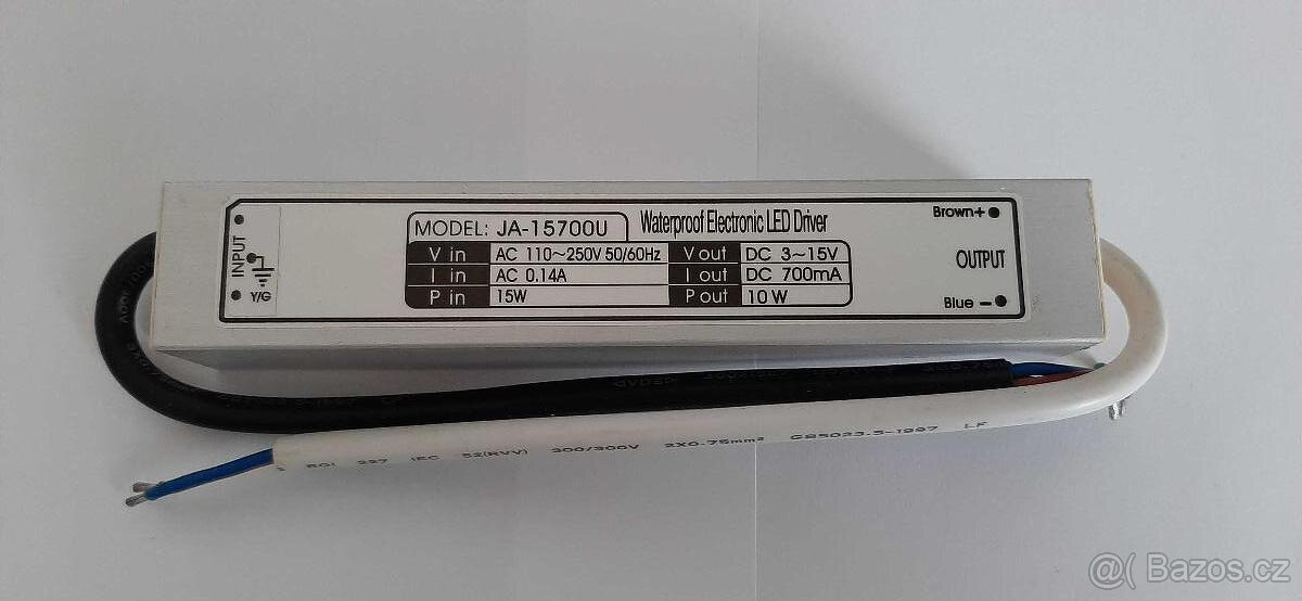 Napájecí proudový zdroj 3-15V 700mA
