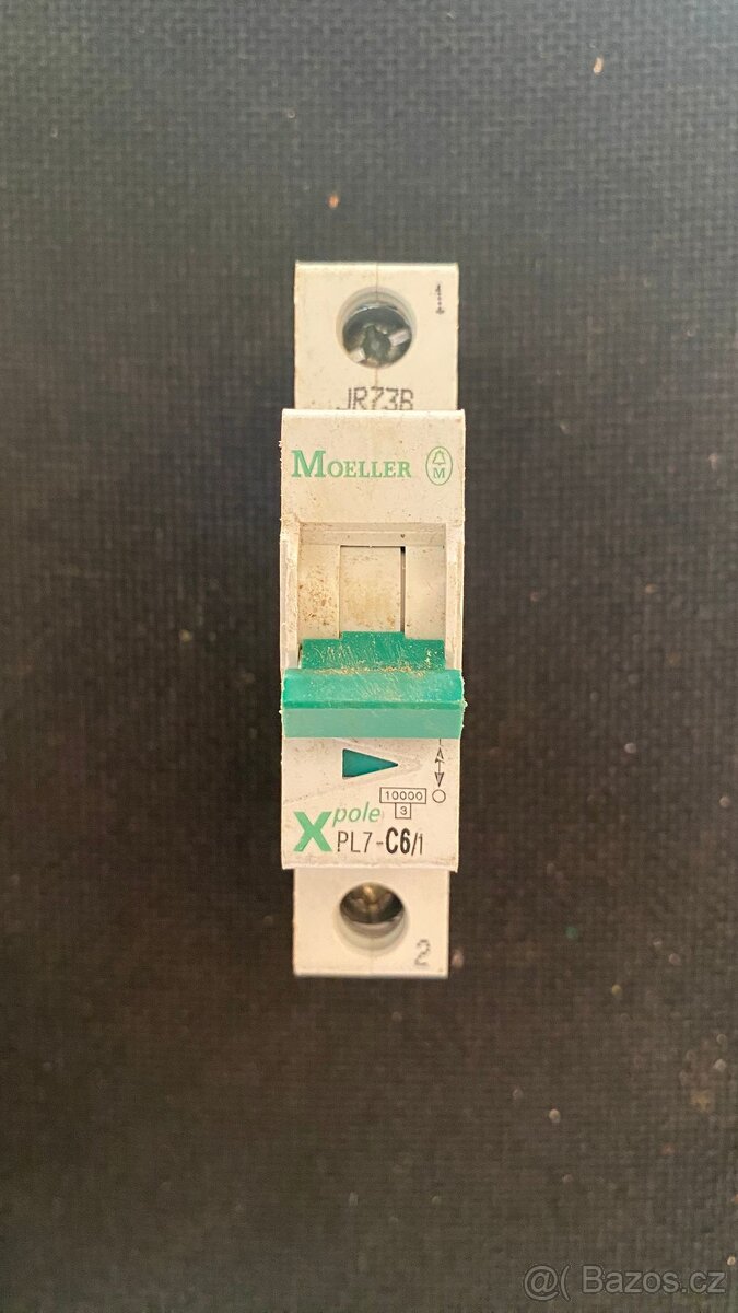 ✅ Jistič Moeller PL7-C6/1 (1-pól, 6A, 10kA)