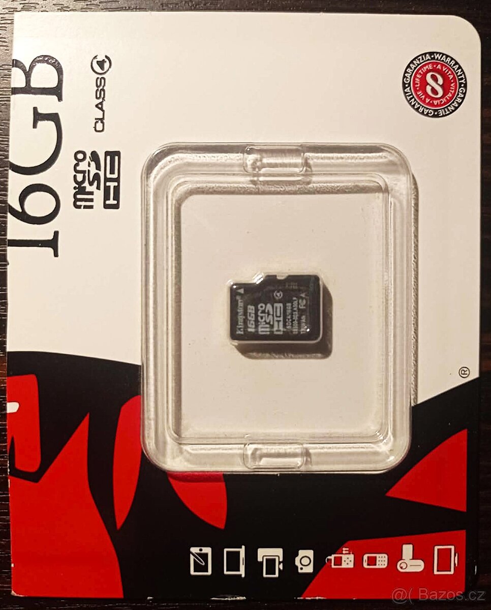 KINGSTON microSDHC 16 GB SDCIT2/16GB