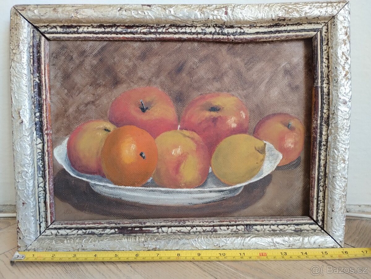 Obraz talíř s jablky