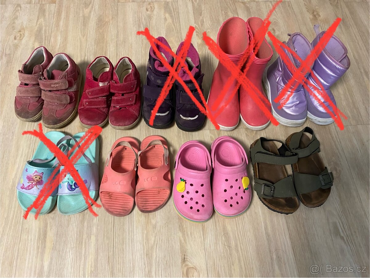 Dívčí boty velikost 26