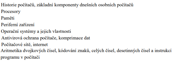 Maturitní otázky z informatiky