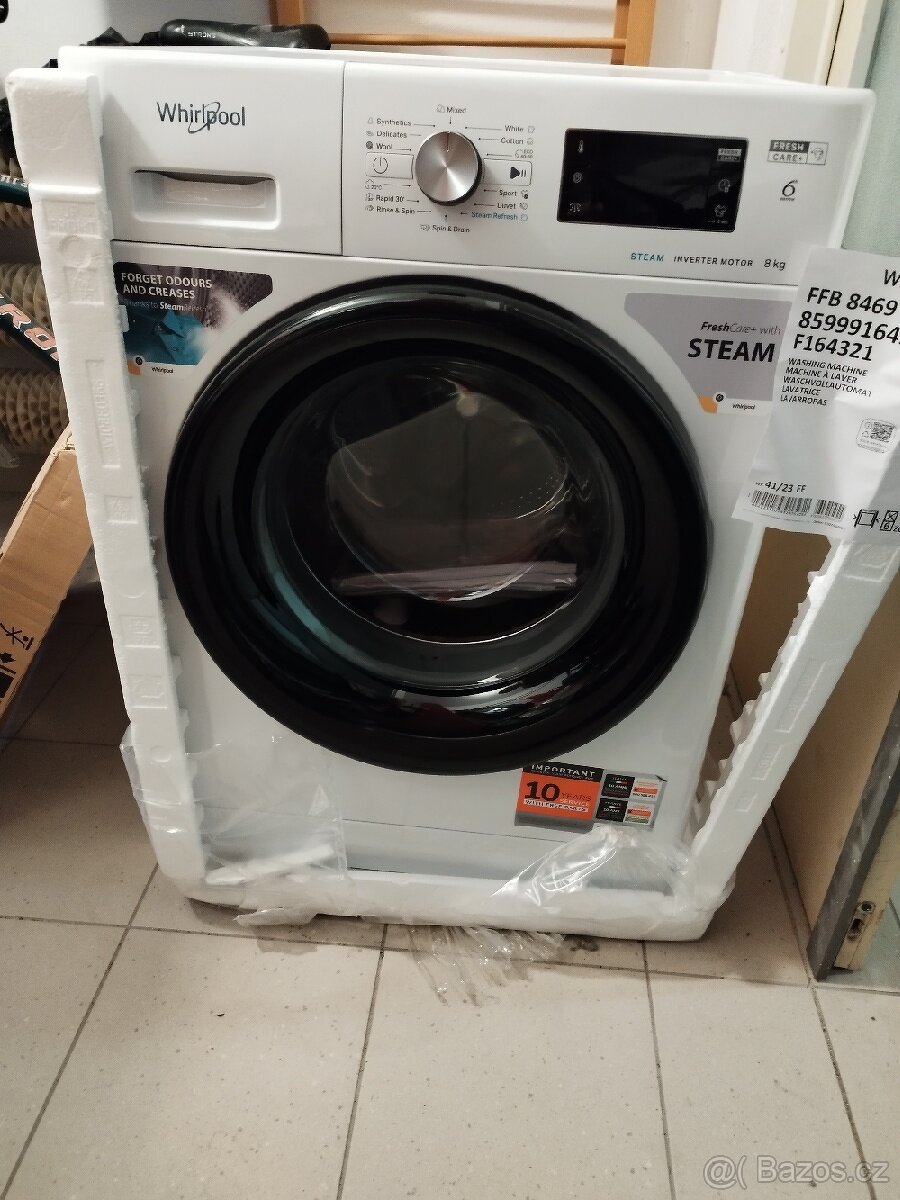 Parní pračka WHIRLPOOL FFB 8469 BV EE Freshcare+