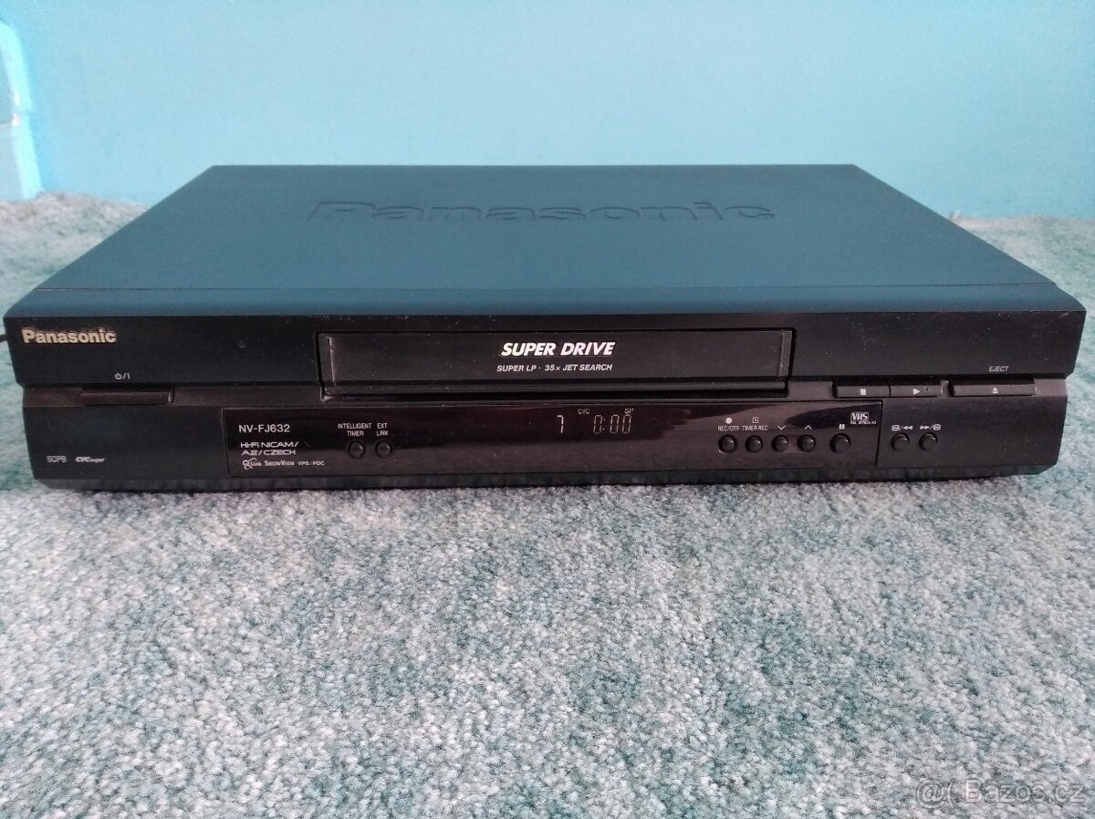 Panasonic NV-FJ632, videorekordér, 6 hlav, Hifi stereo