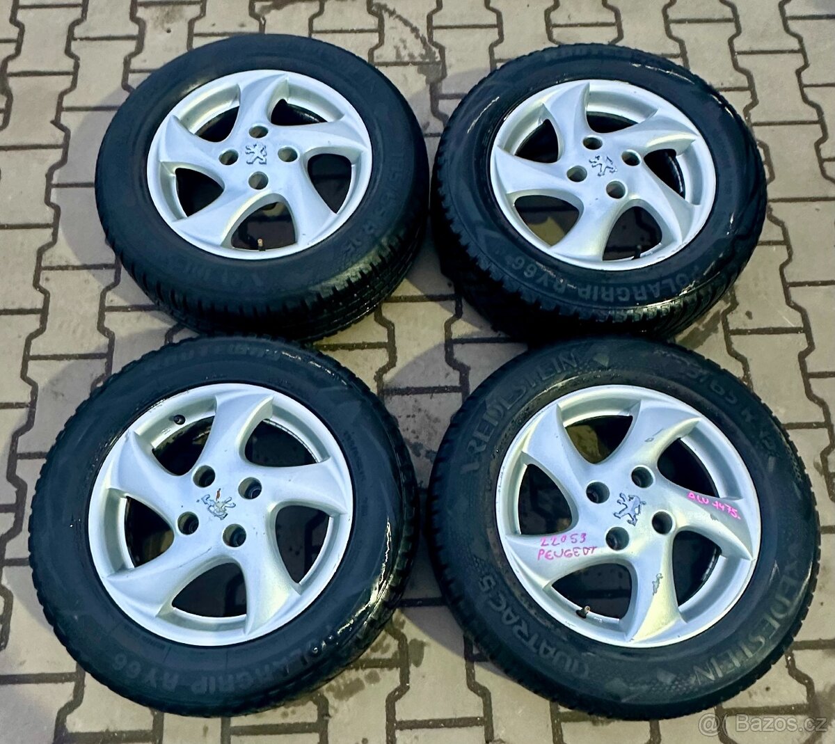 Prodám ALU kola Peugeot č. 1475
