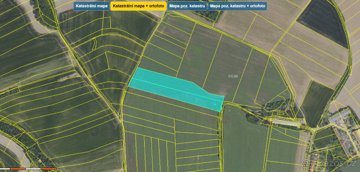 Prodej pole 21017 m² Malešov, okr. Kutná Hora