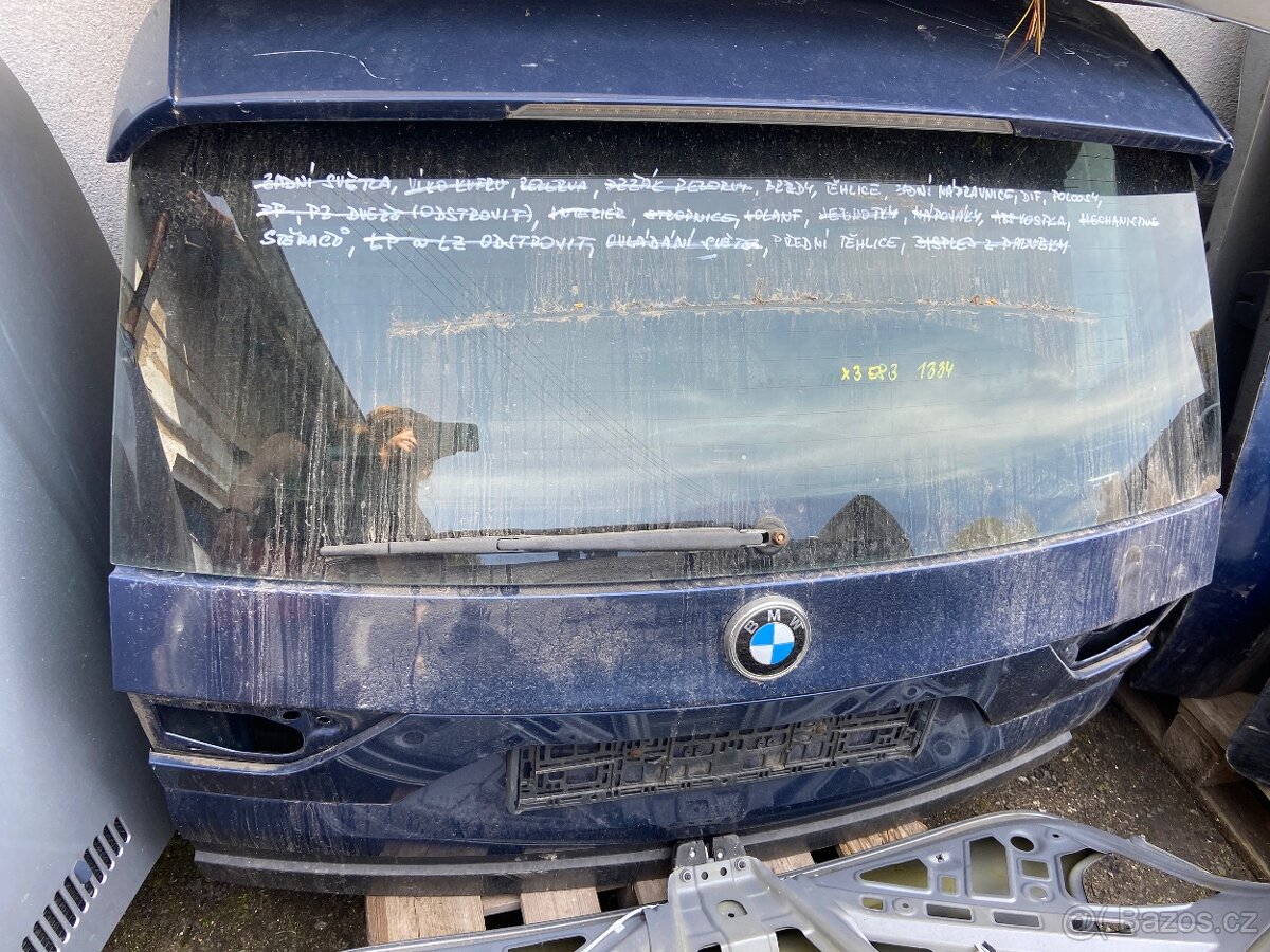 Víko kufru e83 x3
