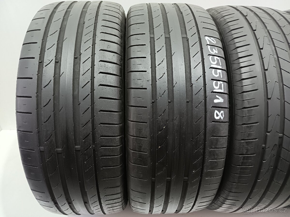 2ks letní pneu 235/55/18 Continental